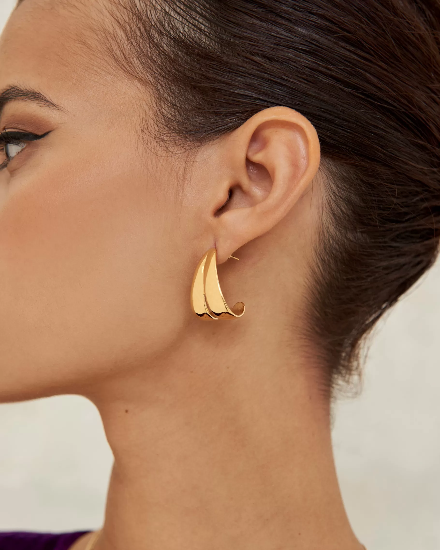 Lady Pipa Jewelry | Double Hoop Earrings