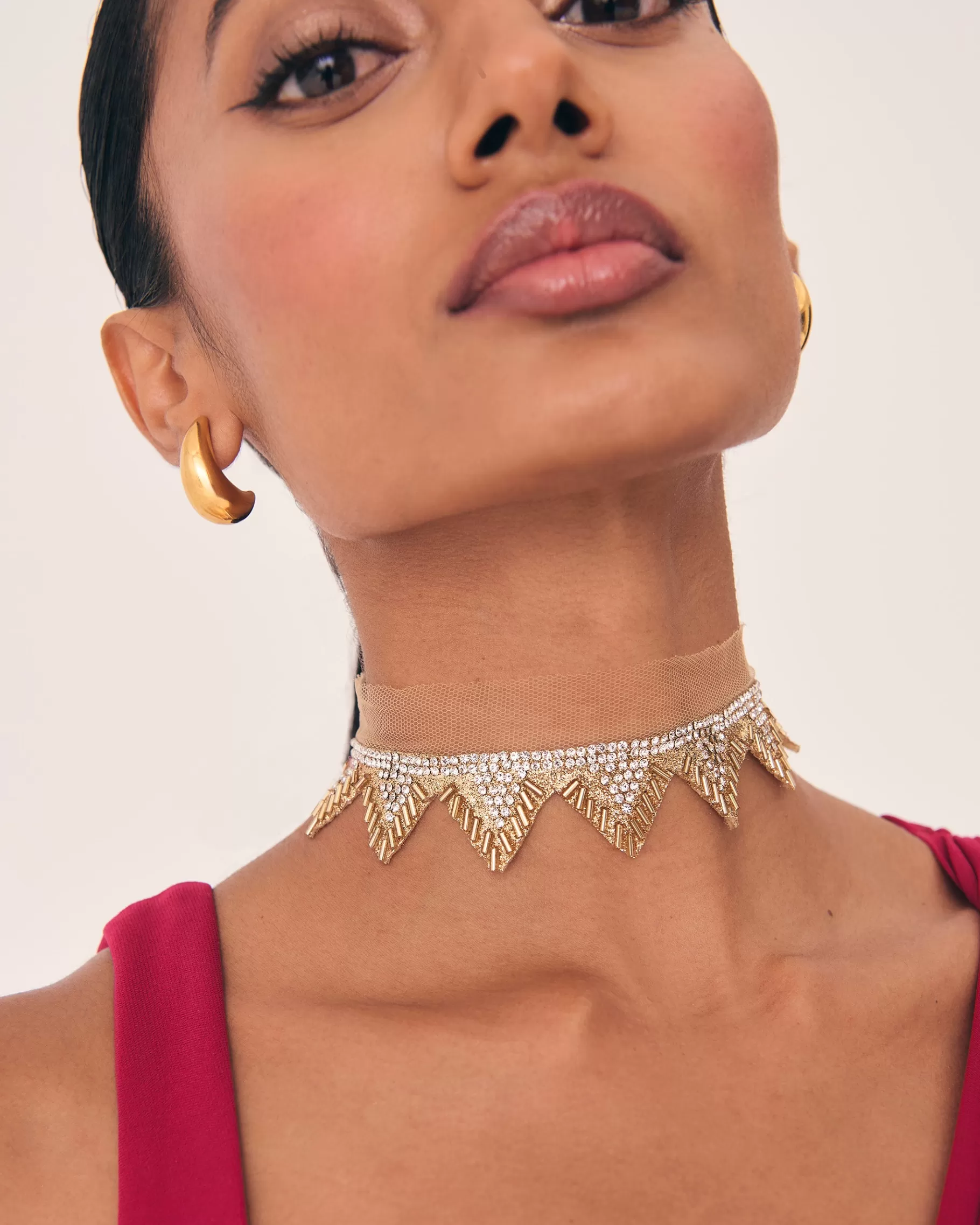 Lady Pipa Jewelry | Triangle Choker By Strawberry Fanatic